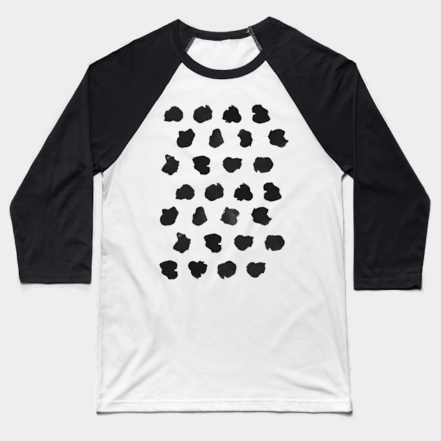 Watercolor dot illustration Baseball T-Shirt by tamaramilakovic